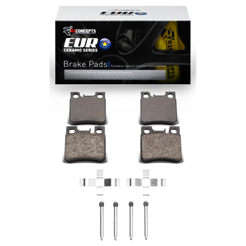 Mercedes-Benz SL500 Brake Pads - Rear - R1 Concepts - Euro Ceramic - `87-`00 Mercedes-Benz SL500 Brake Pads - Rear - R1 Concepts - Euro Ceramic - `87-`00